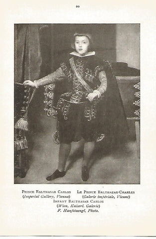 Lamina 009: VELAZQUEZ Principe Baltasar Carlos hijo de Felipe IV