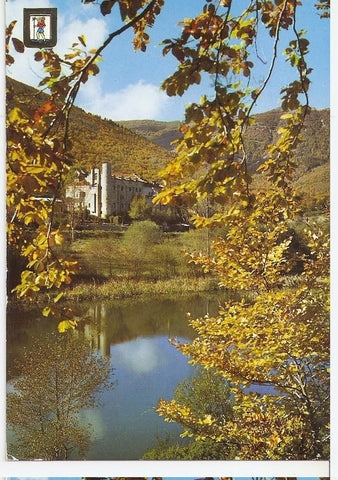 Postal 046582 : Santa Fe del Montseny (Barcelona). Lago y Hotel
