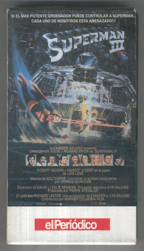 VHS Cine : SUPERMAN III - Richard Lester