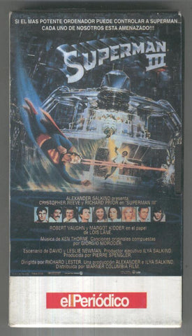VHS Cine : SUPERMAN III - Richard Lester