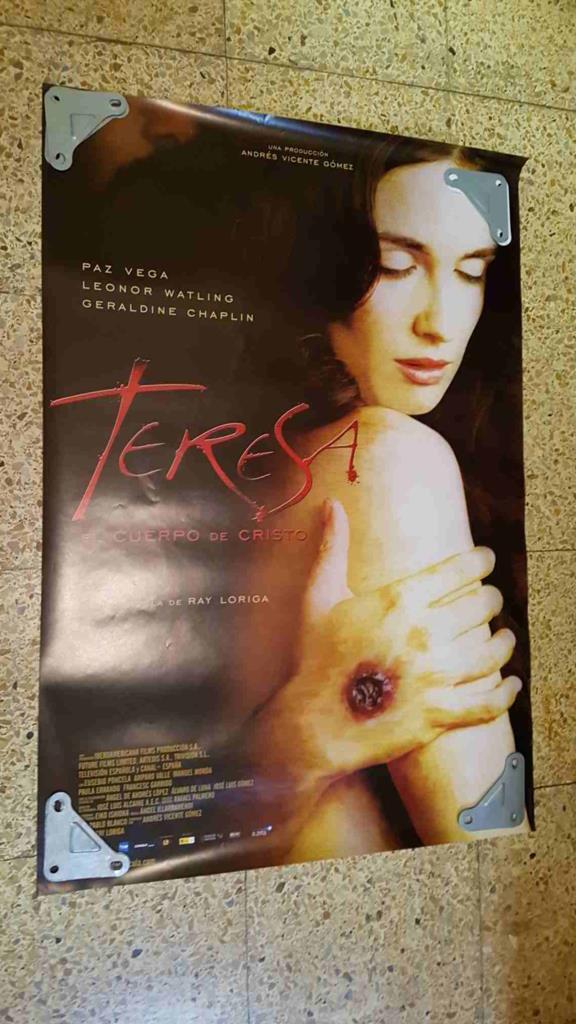 Poster de cine: Teresa, el cuerpo de cristo con Paz Vega y Leonor Watling