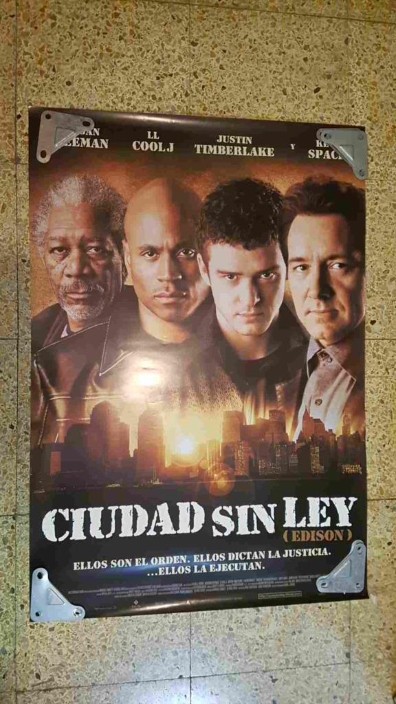 Poster de cine: Ciudad sin ley-. Kevin Space, Justin Timberlake