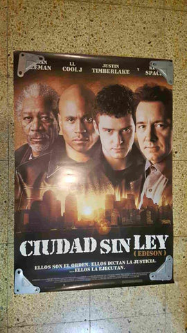 Poster de cine: Ciudad sin ley-. Kevin Space, Justin Timberlake