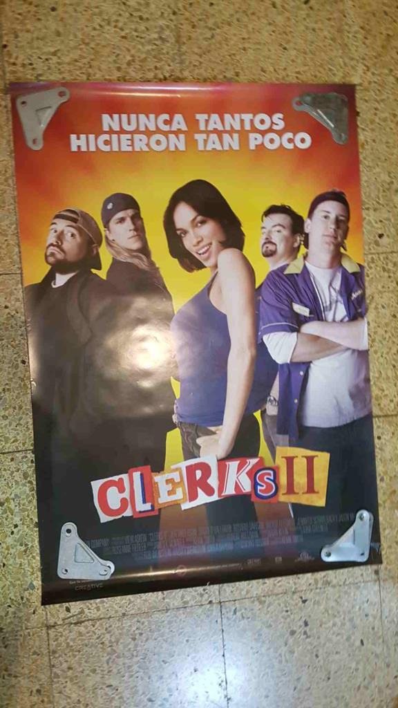 Poster de cine: Clerks 2, nunca tantos hicieron tan poco