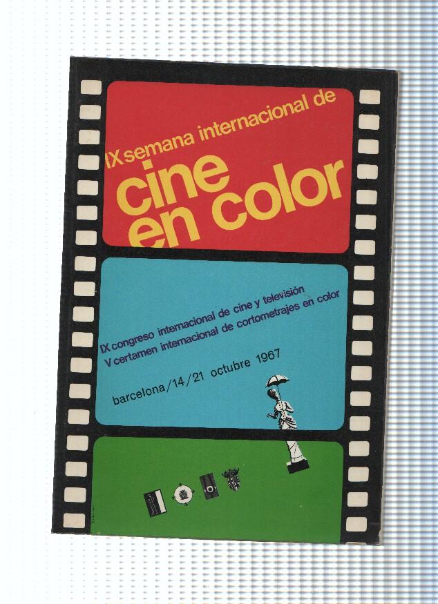 IX semana internacional de cine en color, octubre 1967