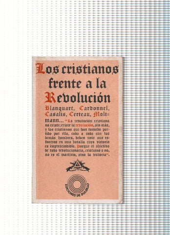 Los Cristianos frente a la revolucion