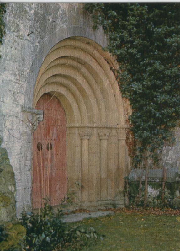 Postal 006942 : Portal Romanico Iglesia de Sant Benet de Bages
