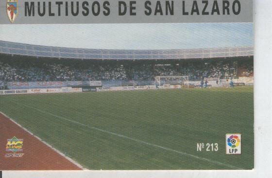 Cromo Liga 97/98: S.D.Compostela numero 213: Multiusos de San Lazaro