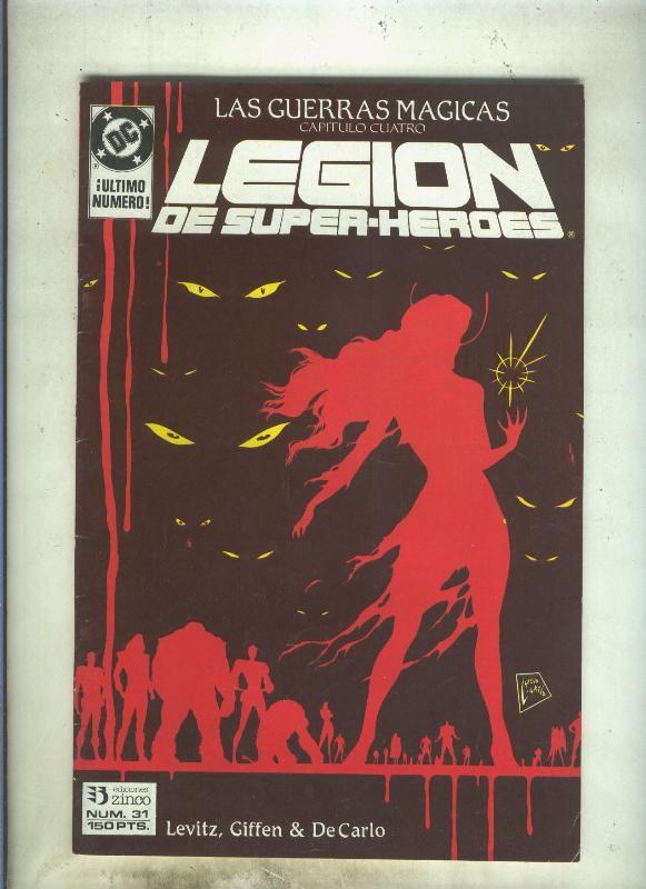 Legion de Superheroes numero 31, fin de la coleccion