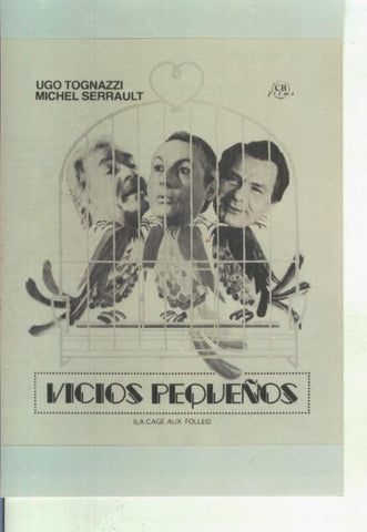 Foto cine 386: Vicios pequeños (Ugo Tognazzi-Michel Serrault)