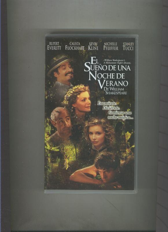 Video VHS: El sueño de una noche de verano (Rupert Everett-Michelle Pfeiffer)