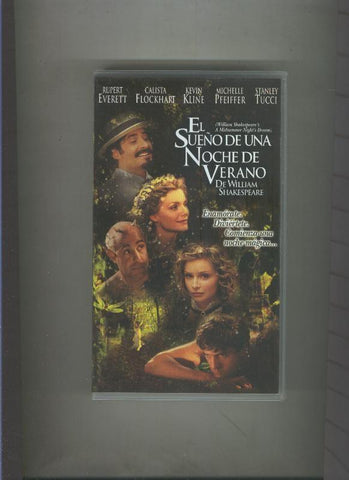 Video VHS: El sueño de una noche de verano (Rupert Everett-Michelle Pfeiffer)