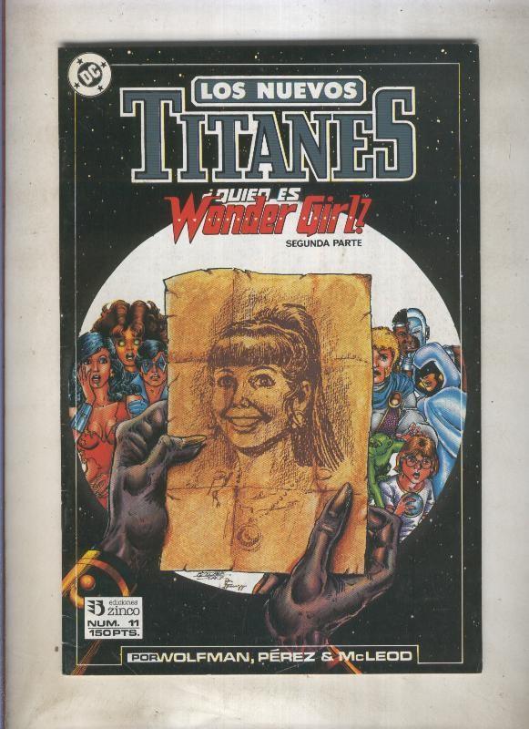 Nuevos Titanes volumen 2 numero 11 (numerado 1 en trasera)