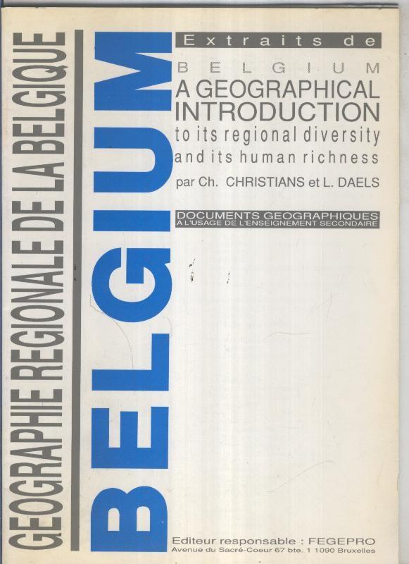 Geographie Regionale de La Belgique