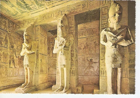Postal 026781 : Abu Simbel: Hypostyle hall in the Great Temple