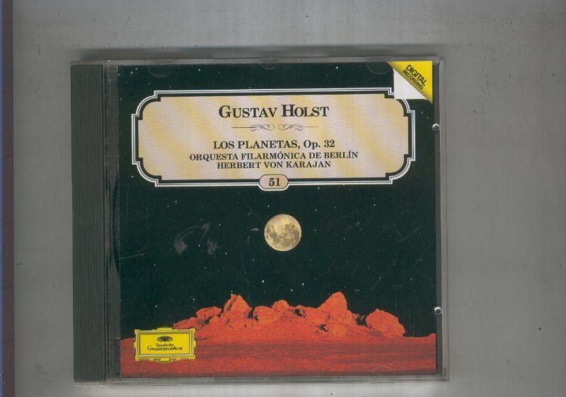 CD: GUSTAV HOLST DEUTSCHE GRAMOPHON Numero 51