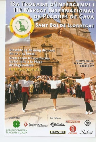 Postal 029774 : 13a trobada dintercanvi i 11e mercat internacional de plaques  