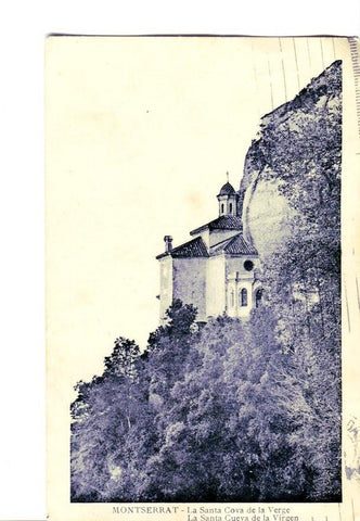 Postal 016527: MONTSERRAT - La Santa Cova de la Verge