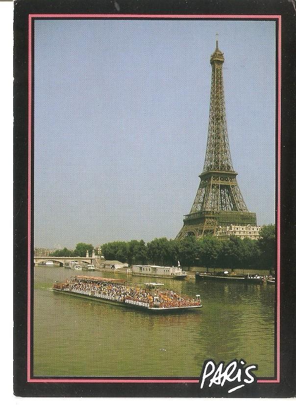Postal 042354 : La Tour Eiffel la Seine