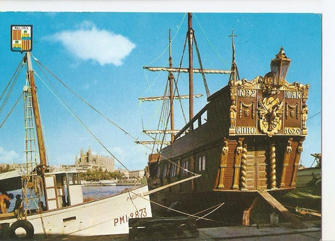 Postal 043370 : Mallorca. Palma. Detalle del Puerto y Catedral