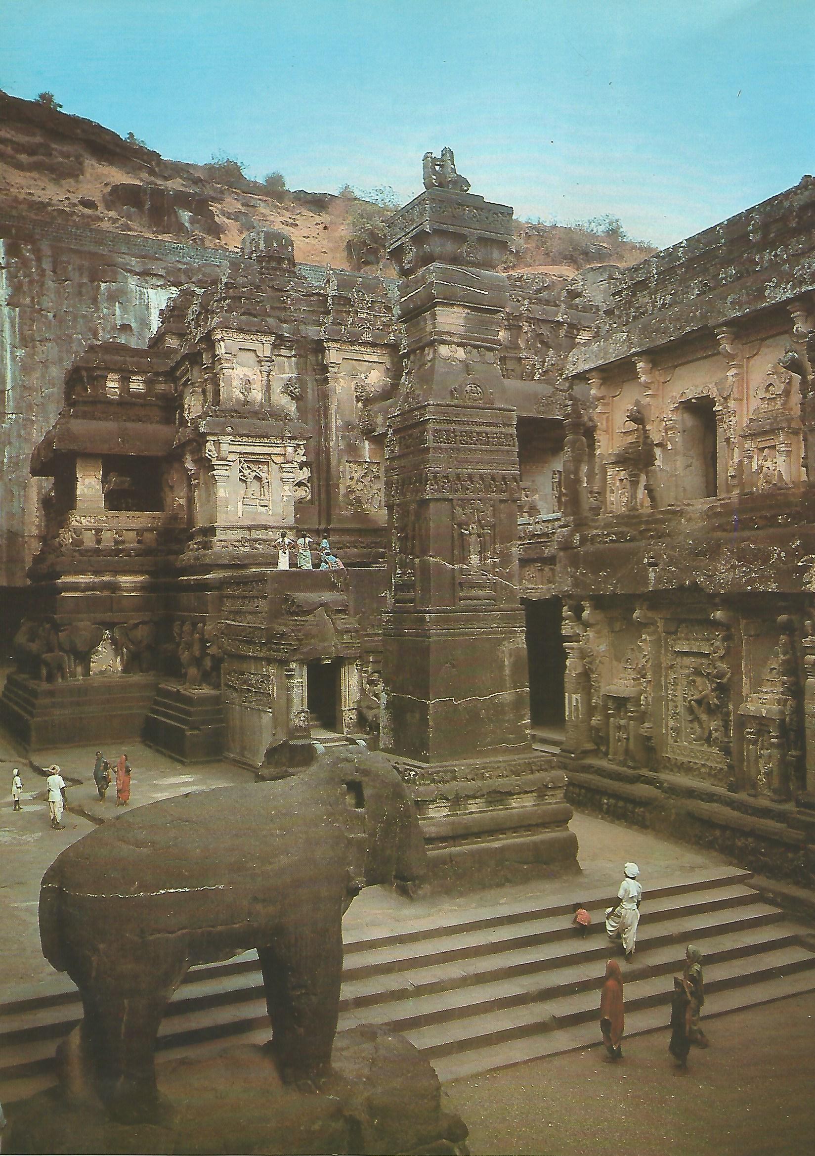 Lamina 078: Los Templos de Ellora: el Kailasanatha