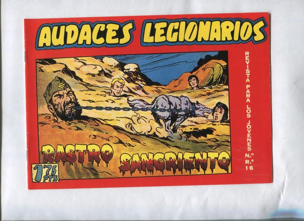 Facsimil: Audaces Legionarios numero 24: Rastro sangriento