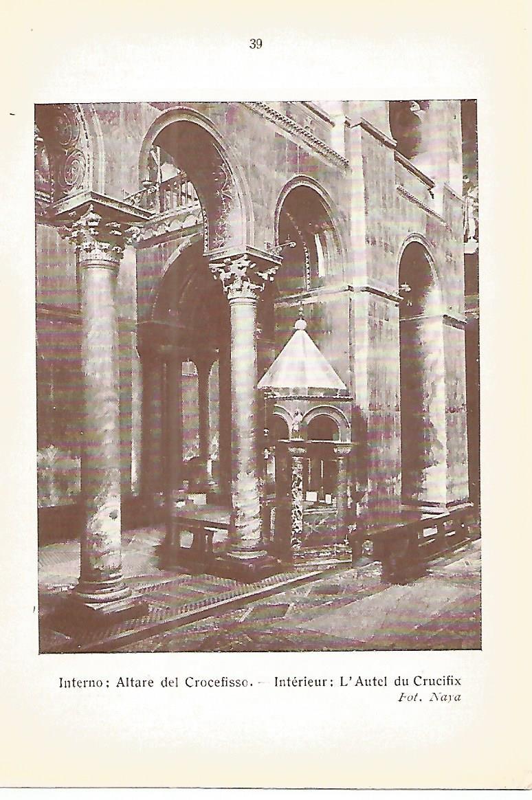 Lamina 176: VENEZIA. Basilica de San Marcos: Altar del Crucifijo
