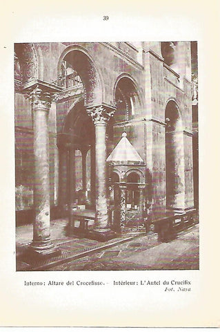 Lamina 176: VENEZIA. Basilica de San Marcos: Altar del Crucifijo
