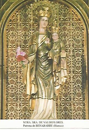 POSTAL 54474: Virgen de Valdeflores. Benabarre. Huesca