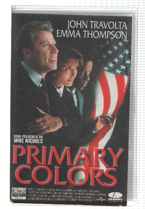 Cine VHS: PRIMARY COLORS - John Travolta (Aurum Video)