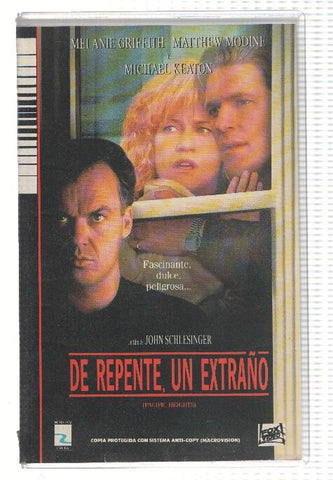 Cine VHS: DE REPENTE UN EXTRAÑO - Michael Keaton (PolyGram Video)