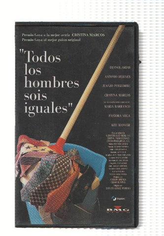 Cine VHS: TODOS LOS HOMBRES SOIS IGUALES - Imanol Arias (BMG)