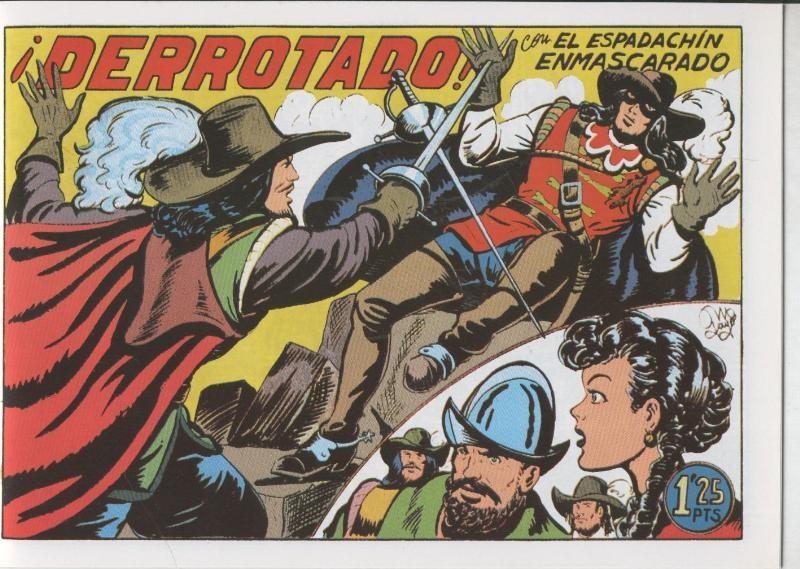 El Espadachin Enmascarado facsimil numero 011: Derrotado