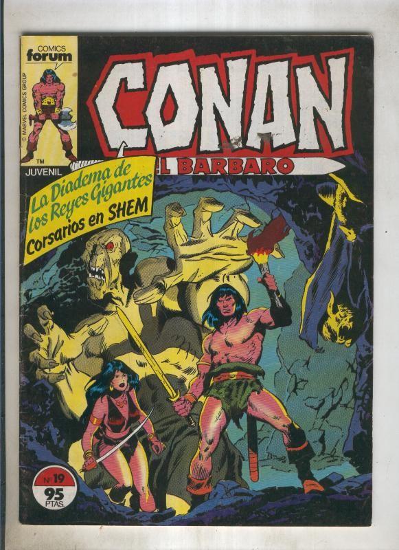 Conan el Barbaro primera edicion numero 019 (numerado 3 en trasera)