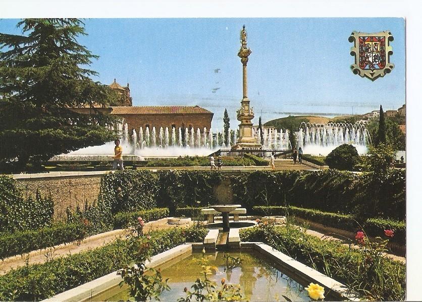 Postal 031326 : Granada. Fuente y Jardines del Triunfo