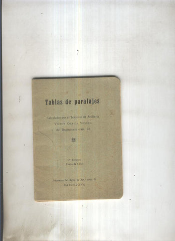 Tablas de paralajes