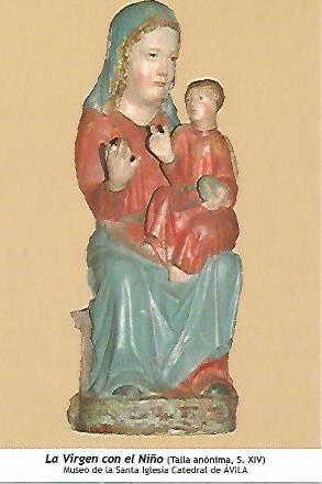 POSTAL 54114: La Virgen con el Niño (s. XIV). Avila