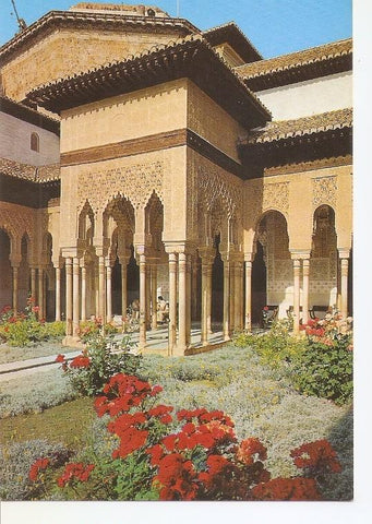Postal 049962 : Granada. Alhambra. Patio de los Leones. Detalle