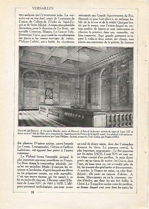 LAMINA 3706: VERSALLES. ESCALERA DE LOS PRINCIPES