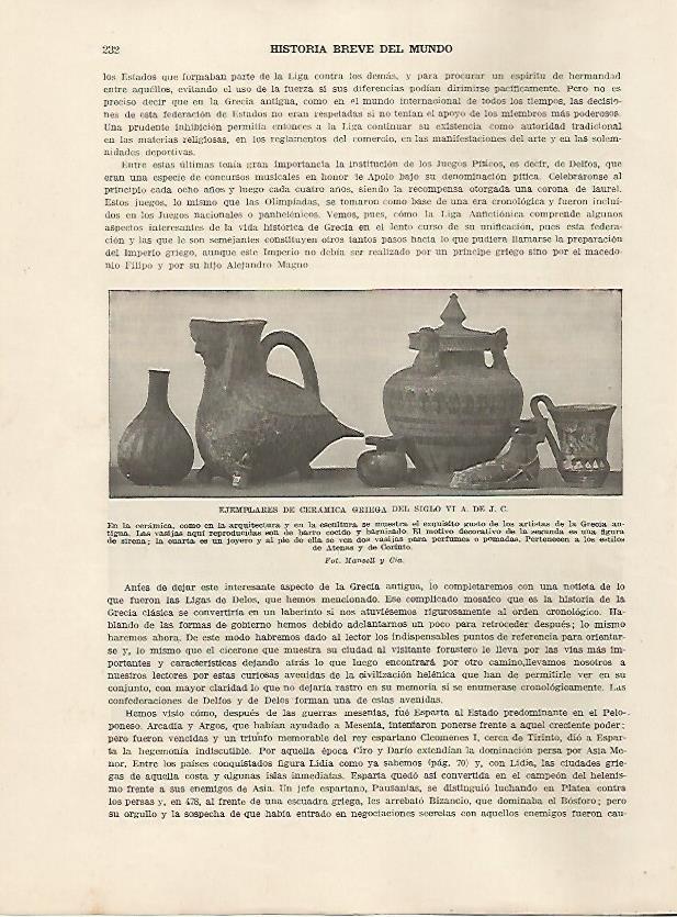 LAMINA 5151: Ceramica griega del siglo VI a.C.