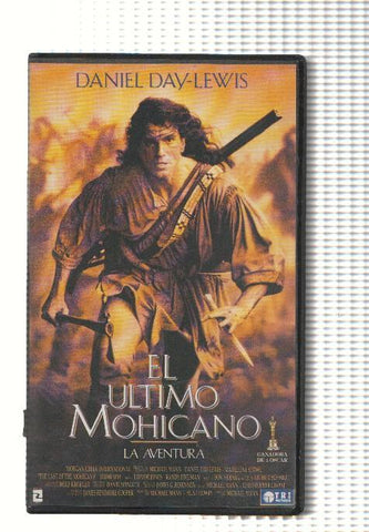 Cine VHS: EL ULTIMO MOHICANO - Daniel Day-Lewis