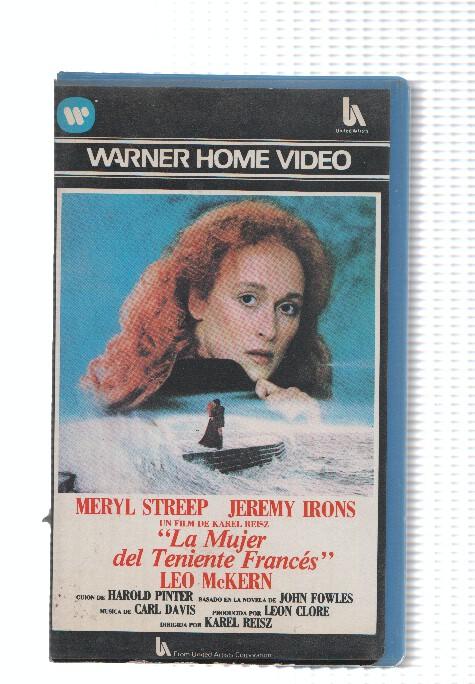 Cine VHS: LA MUJER DEL TENIENTE FRANCES - Meryl Streep