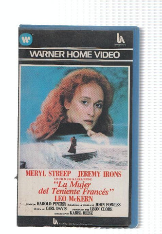 Cine VHS: LA MUJER DEL TENIENTE FRANCES - Meryl Streep