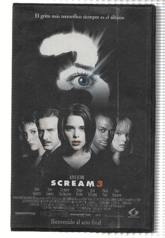 Cine VHS: SCREAM 3 - Neve Campbell