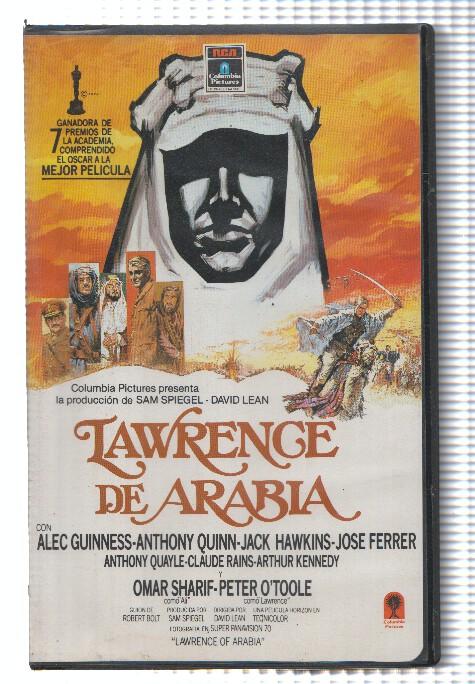 Cine VHS: LAWRENCE DE ARABIA - Omar Sharif