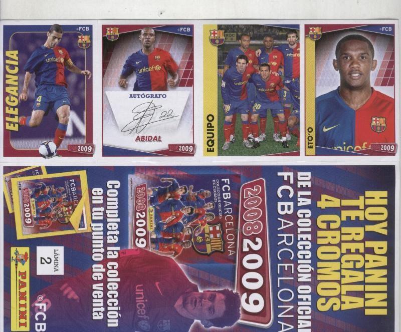 FC Barcelona 2008-2009:  lamina 02