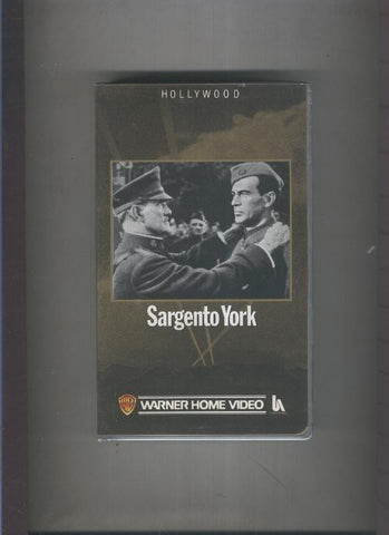 Video VHS: Sargento York (Gary Cooper)