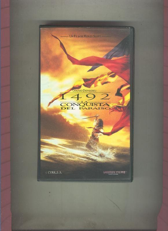 Video VHS: 1492 la conquista del paraiso (Gerard Depardieu)