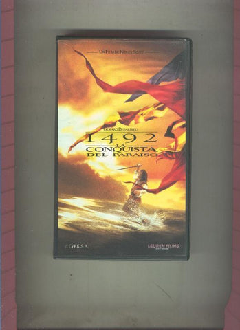 Video VHS: 1492 la conquista del paraiso (Gerard Depardieu)