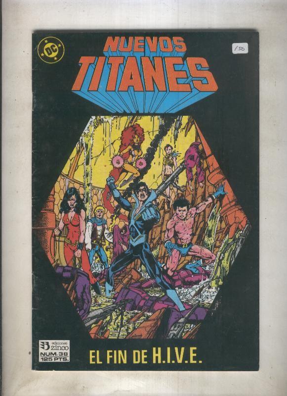 Nuevos Titanes volumen 1 numero 38 (numerado 1 en trasera)